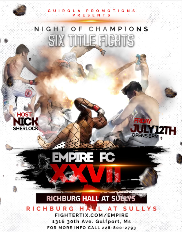 EMPIRE FC XXVII PPV STREAM | Combat Sports Coverage